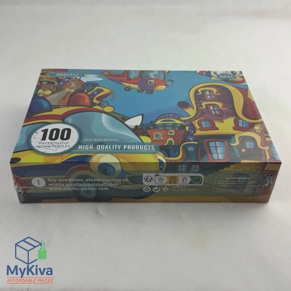 Jigsaw Puzzle 100 Piece Kids Beginner Cartoon Puzzle Age 6